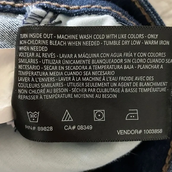 Nine West Dark Blue Stretch Jeans - Picture 10 of 11